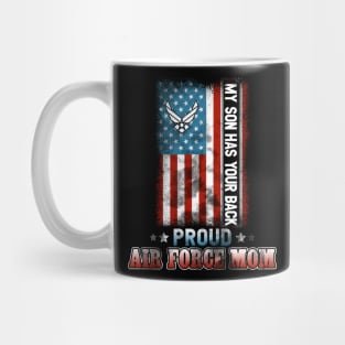 Air Force USAF Women's Proud Mom T-Shirt US Air Force Mom Mug